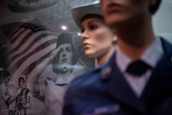 Women in the Air Force display at the USAF Airman Heritage Museum