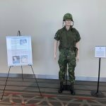 Air Force uniform on mannequin of CMSFT Richard Etcherger.