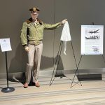 Mannequin in Air Force uniform showcasing The Berlin Airlift.