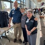 Dave Shultz (L), AHF Outreach Manager, alongside his wife Sonya, and Hilda Rodgers (R) comprise the rest of the on-site AHF team.