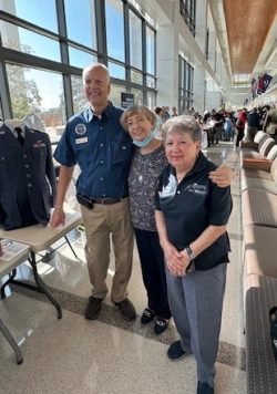 Dave Shultz (L), AHF Outreach Manager, alongside his wife Sonya, and Hilda Rodgers (R) comprise the rest of the on-site AHF team.